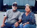 Tim Burns, along with wife, Laura