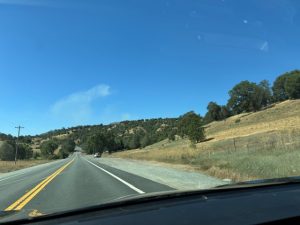 Smoke from PAWS planned burn - Photo by Carlos Stoughton