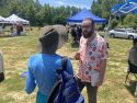 Sonora Councilmember Andy Merrill at Sonora Pride Event