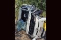 Rollover crash on Paloma Rd near Mokelumne Hill in Calaveras County