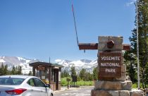 Tioga Pass Gate into Yosemite National Park
