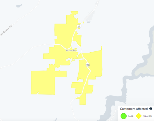 Vallecito Power Outage