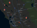 Northern CA Wildfire Map