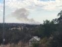 Fire near Linden visible from Valley Springs