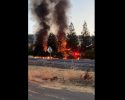 Trailer Park Fire in Coulterville