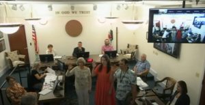 Oath of Office for newly elected council members