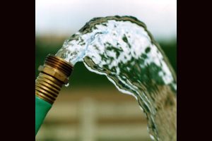 Hose water -- CCWD photo