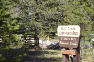 Hull Creek Campground sign -- STF photo