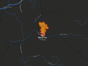 Maria Fire Map