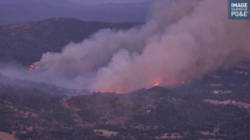 French Fire in Midpines