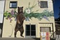 Mural in Mariposa on the back side of Don Ruben's building