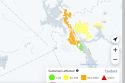PGE power outages due to the Pedro Fire in Mariposa County