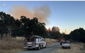 Fire near Fitch Ranch Road - Photo by: Shelly Davis-King
