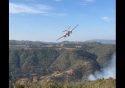 Plane recently flies over Maria Fire in Mokelumne Hill