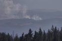Slide Fire burning along Whiskey Slide Road in the Mountain Ranch area of Calaveras County -- PG&E camera