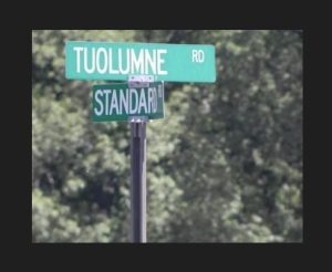 Tuolumne Road Sign