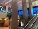 Escalators to the gaming area at the Chicken Ranch Casino Resort