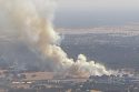 Fire burning in Valley Springs -- PG&E camera (File Photo)