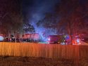 Structure fire in Valley Springs area of Calaveras County -- CCF photo