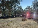 Structure fire in Valley Springs area of Calaveras County -- CCF photo