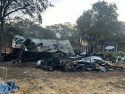 Structure fire in Valley Springs area of Calaveras County -- CCF photo
