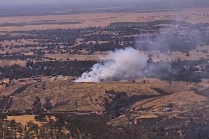 McAtee Fire in Jenny Lind area of Calaveras County -- PG&E camera