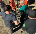 Goats getting rabies vaccines -- TCAC photo