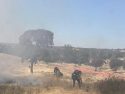 McAtee Fire in Jenny Lind area of Calaveras County -- CCF photo