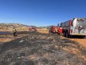 McAtee Fire in Jenny Lind area of Calaveras County -- CCF photo