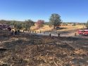 McAtee Fire in Jenny Lind area of Calaveras County -- CCF photo