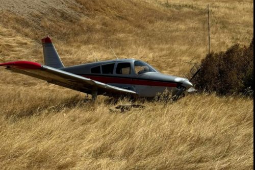 Plane crash at Mariposa Airport -- MCSO photo