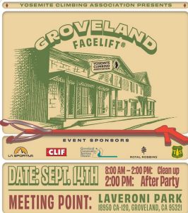Local Groups And Yosemite Climbing Association To Host Groveland Cleanup Event