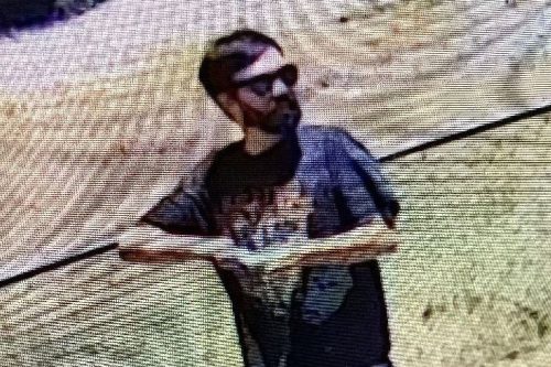 Suspect wanted for questioning by TCSO for school vandalism -- TCSO photo