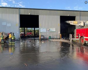 Fire at CAL Sierra facility - Tuolumne County Fire Image