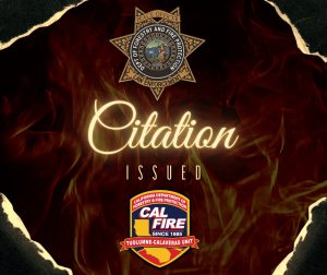 CAL FIRE Responds To Vegetation Fire Caused By Faulty Trailer Brakes