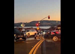 Crash on Pardee Dam Road - Calaveras Consolidated Fire Image