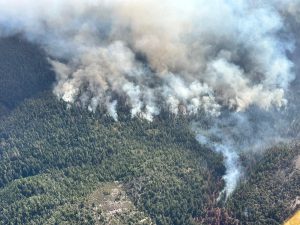 Crozier Fire in El Dorado County