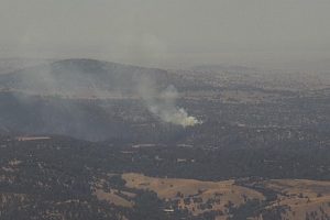 Fire near Lake Don Pedro along Highway 132 Mariposa County