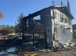 House Fire in Rancho Calaveras - Calaveras Consolidated Fire Image