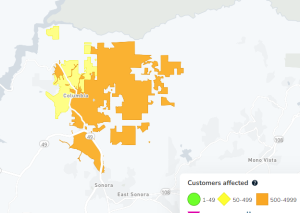 PG&E Power Outage Map