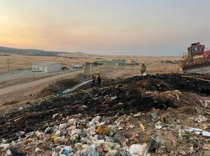 Rockcreek Landfill in Milton Fire - Calaveras Consolidated Fire Image
