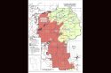 STF map of moderate to high fire restrictions