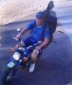 Schapansky caught on street cameras riding a 2021 blue Honda Monkey motorcycle