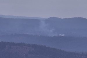 Vegetation fire near Skull Creek outside of Arnold