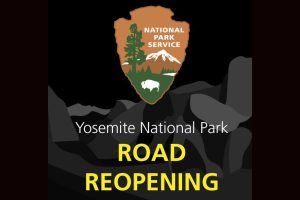 Yosemite road reopening graphic