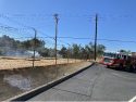 Fire near Hospital Road