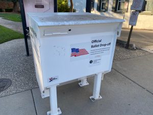 Election Ballot Box In Jamestown