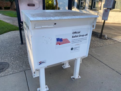 Election Ballot Box In Jamestown