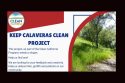 Caltrans Keep Calaveras Clean Project flyer