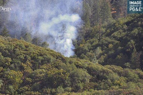 Archive photo of a fire in Sonora on Stockton Road near HWY 108